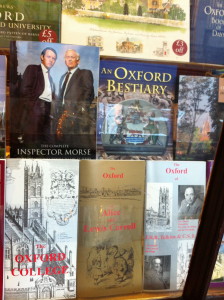 'The Oxford of J R R Tolkien and C S Lewis' in Blackwell's window